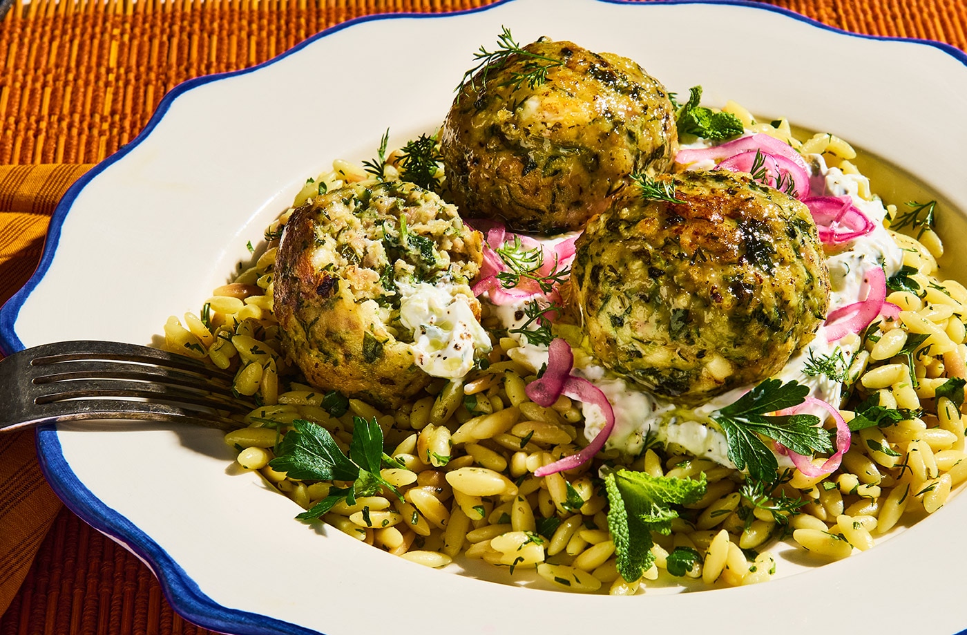 Herby chicken meatballs