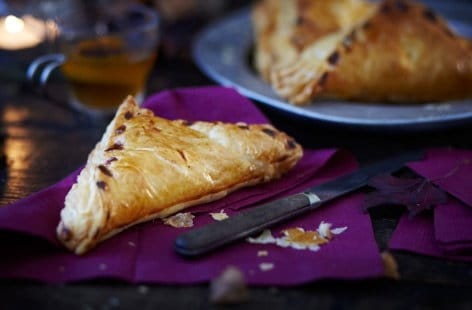 Image of "Bonfire bean and banger pasties"