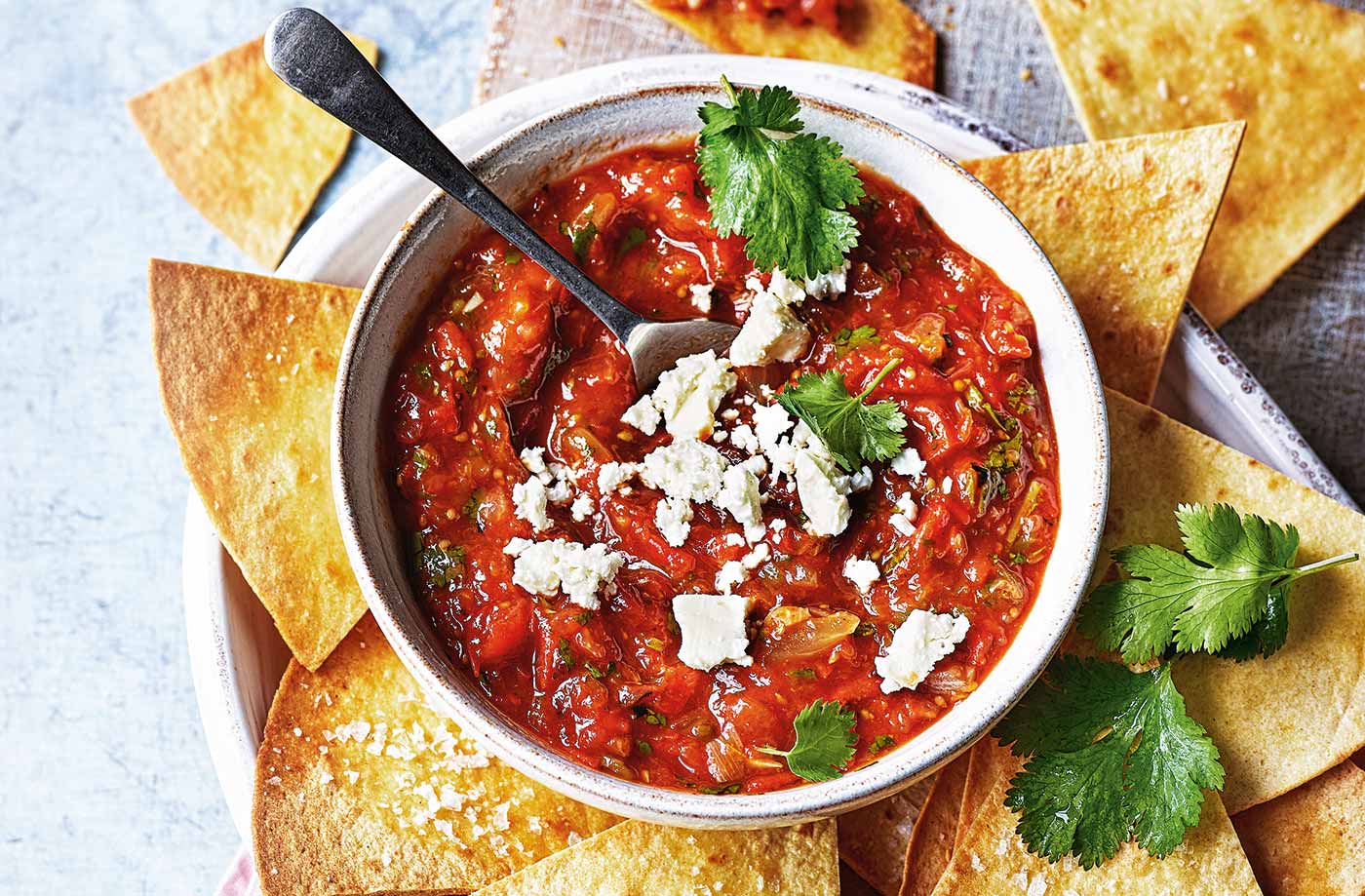 Charred tomato dip