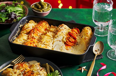 Image of "Root vegetable gratin"