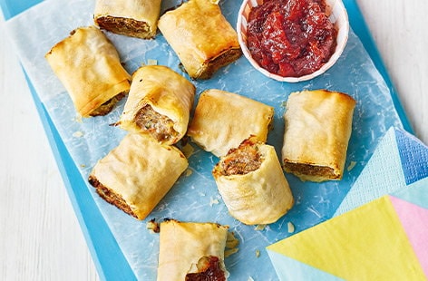 Image of "Secret-veg sausage rolls"