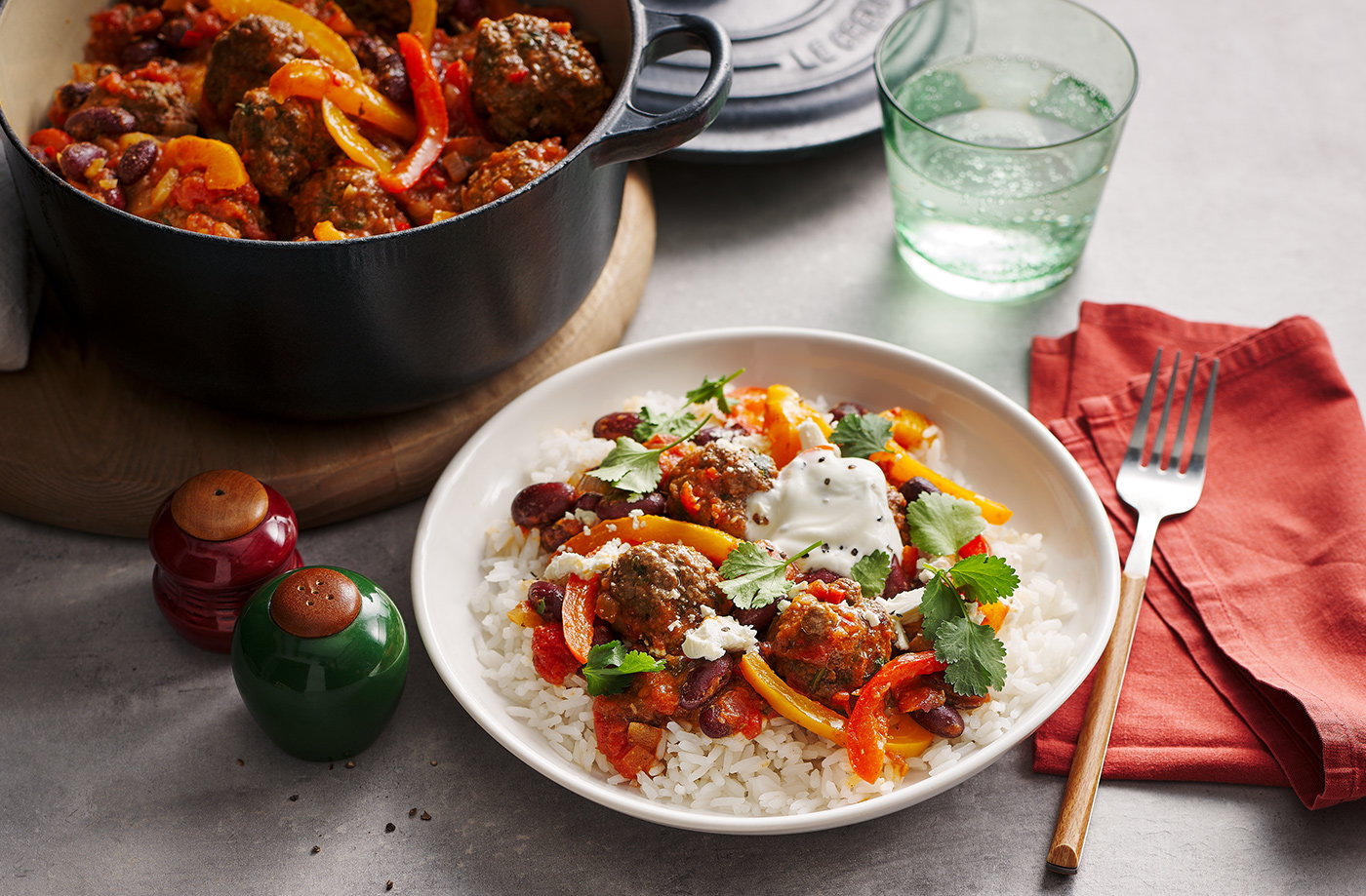 Meatball chilli con carne