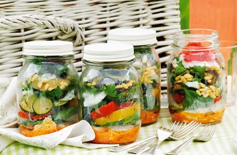Image of "Summer salad jars"