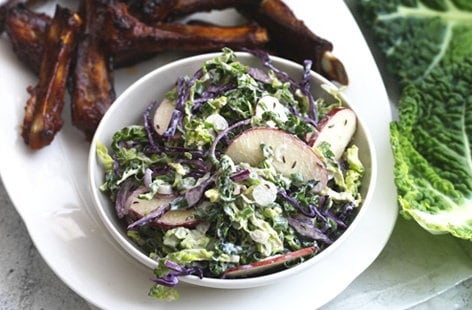 Image of "Sticky ribs and slaw"