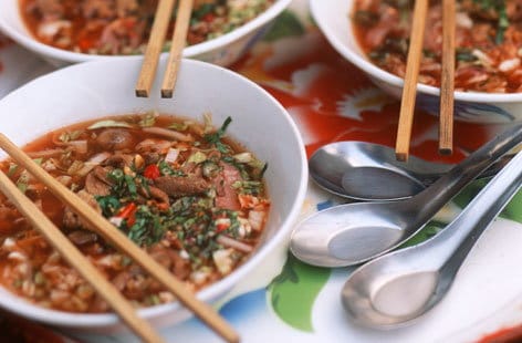 Image of "Noodle, rice & pork soup"