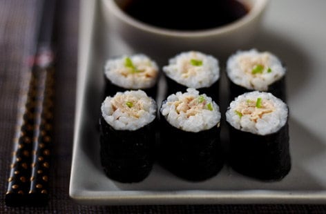Simple sushi rolls