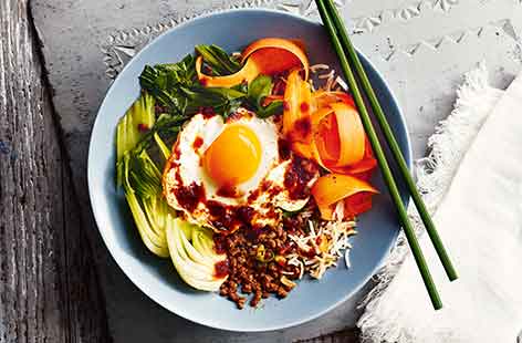 Image of "Korean-style beef bibimbap"