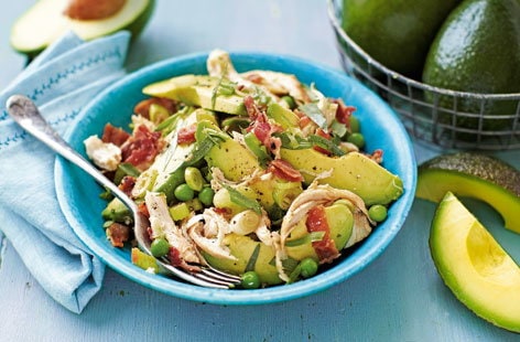 Image of "Chicken, avocado, bacon and tarragon salad"