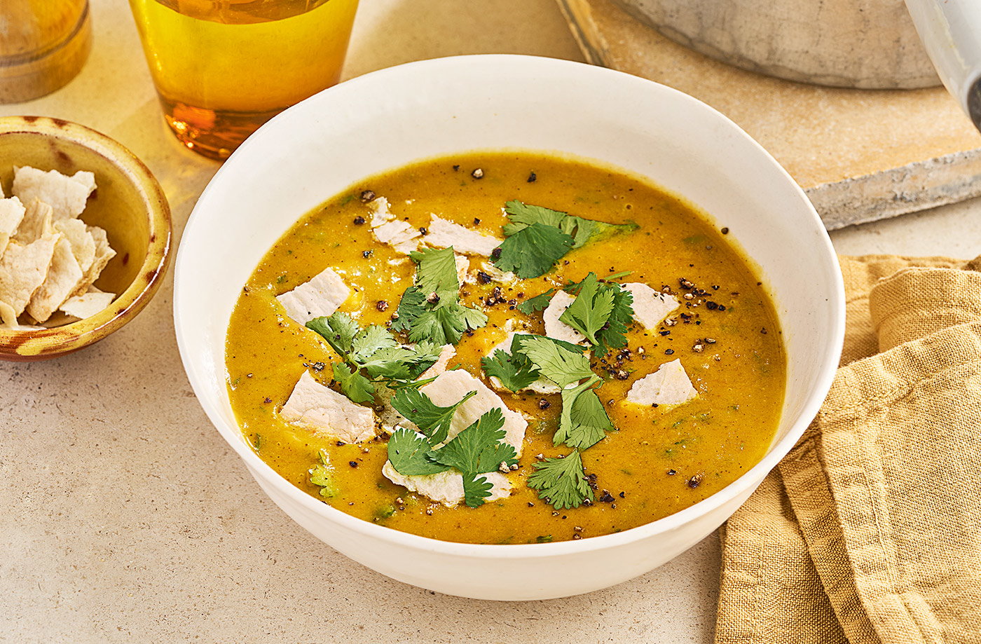 Curried carrot soup