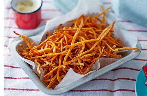 Image of "Sweet potato shoestring fries"