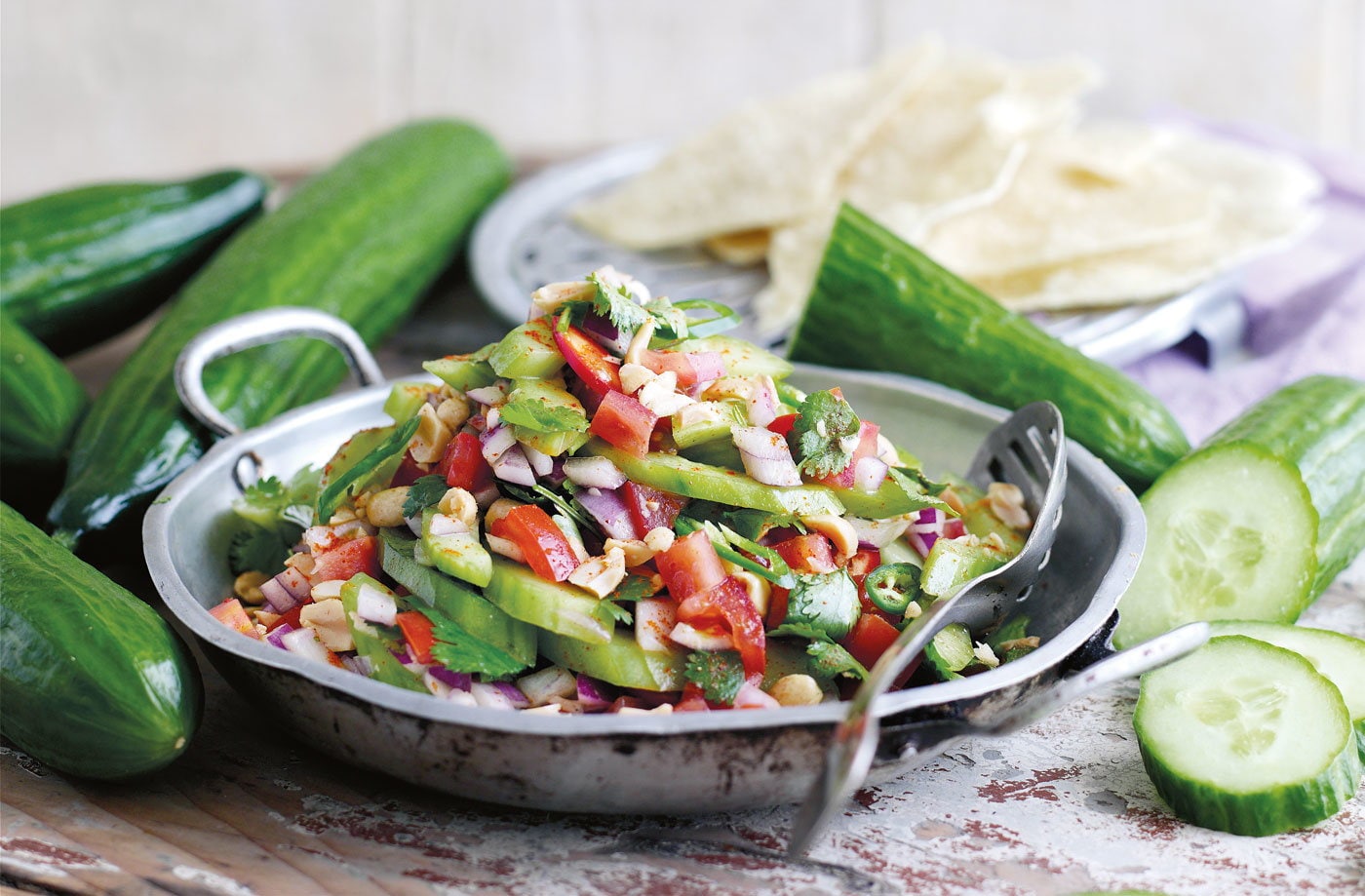 Indian-style cucumber salad