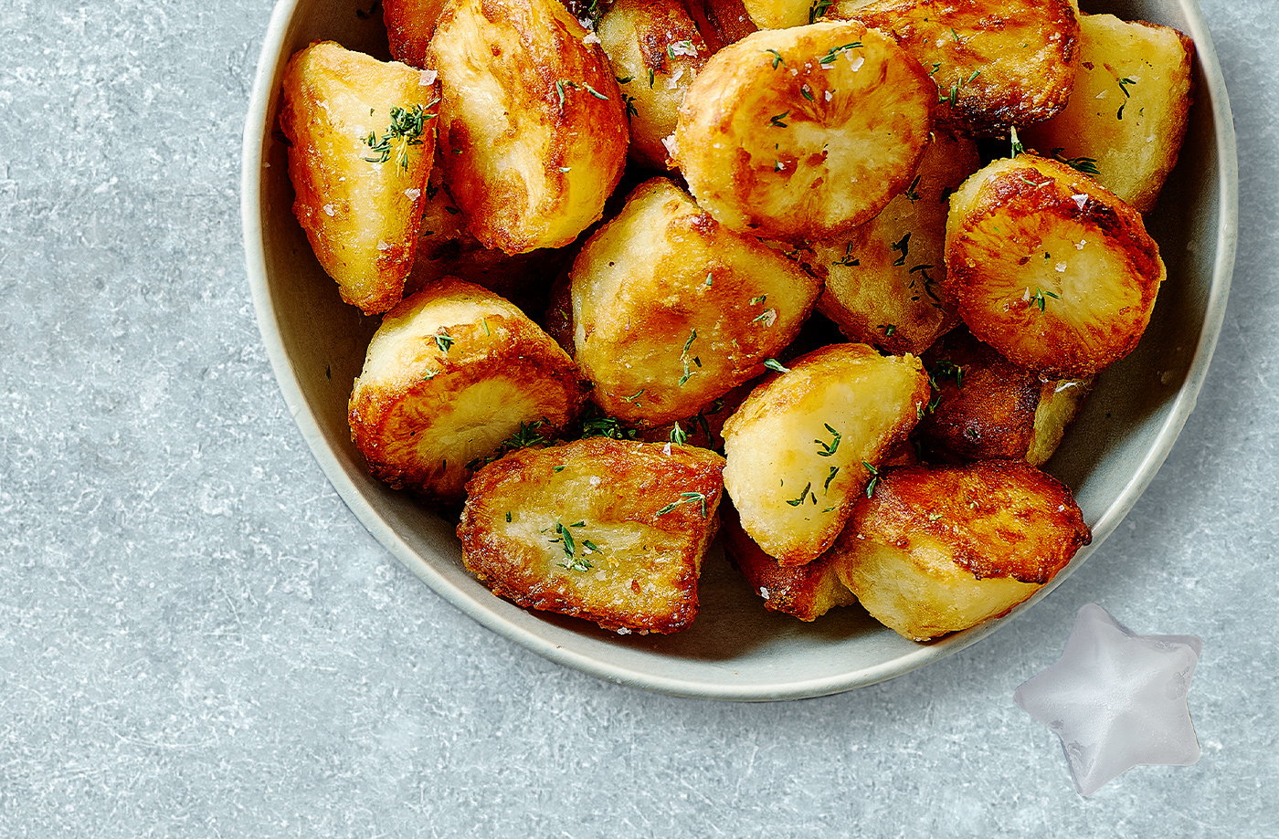 Crunchy freeze-ahead roast potatoes