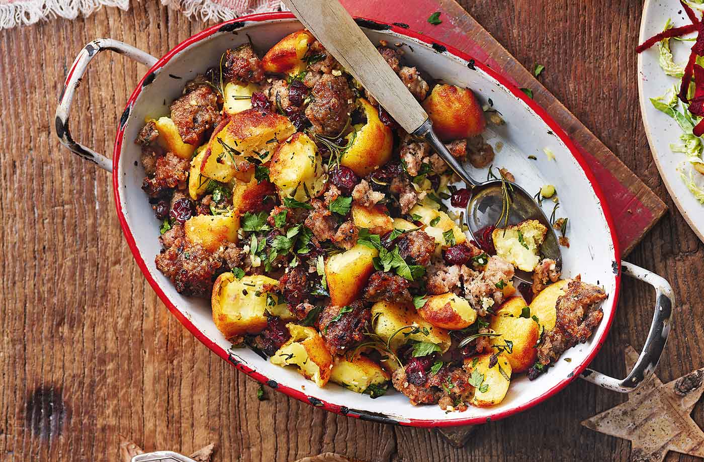 Potato and stuffing hash