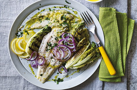 Image of "White fish with bean mash"