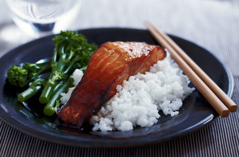 Teriyaki salmon