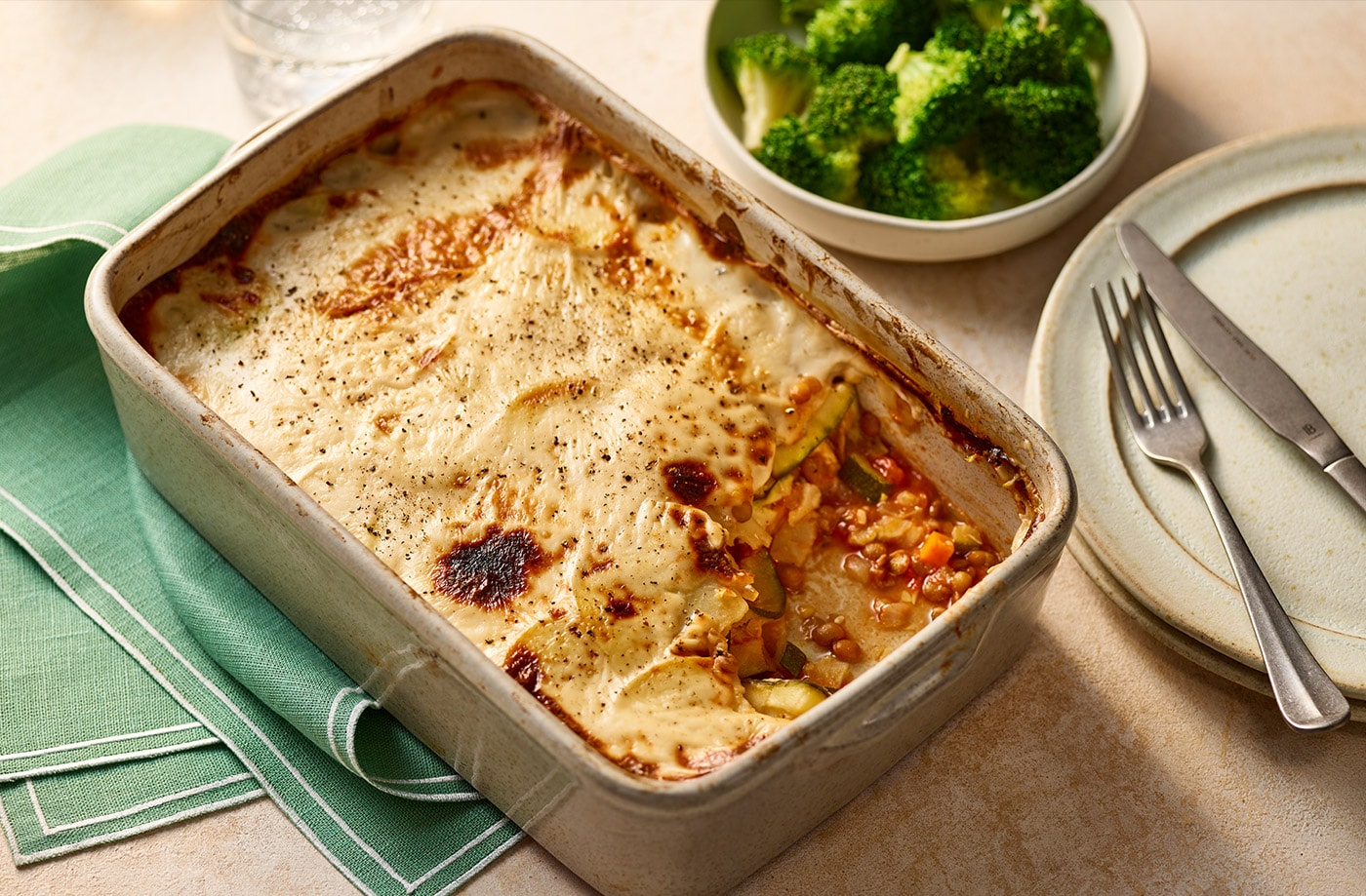 Courgette moussaka