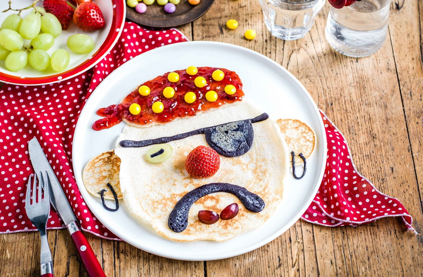 Pirate pancake face