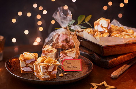 Image of "Butterscotch peanut butter marshmallow squares"