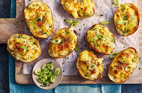 Image of "Rarebit potato skins"