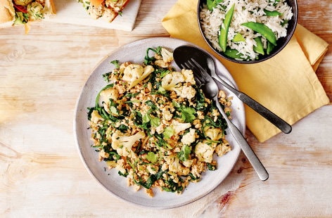 Image of "Sticky cauliflower and turkey mince"