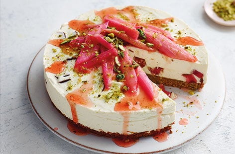Image of "Turkish delight cheesecake"