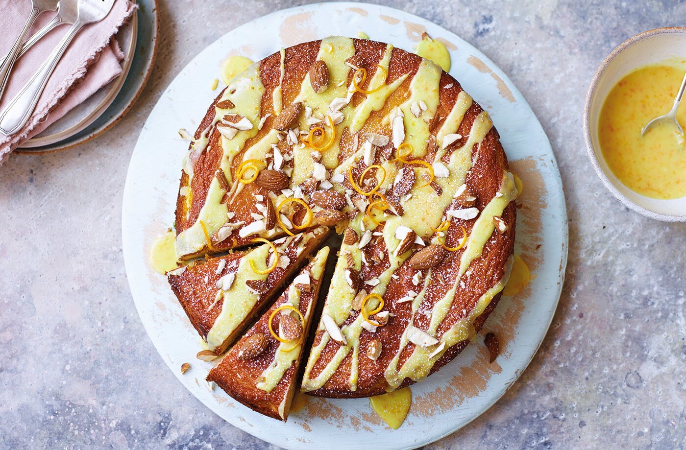 Whole orange and almond cake