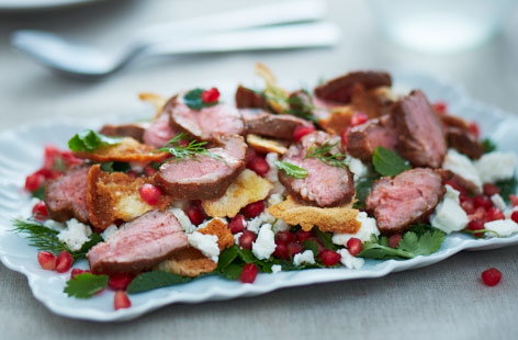 Image of "Herb and spiced lamb salad"