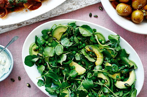 Image of "Avocado and pea salad"