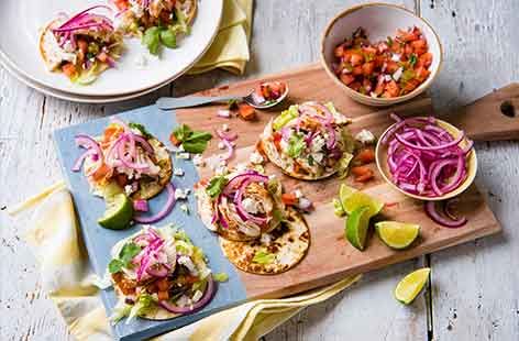 Image of "Chicken tostada"