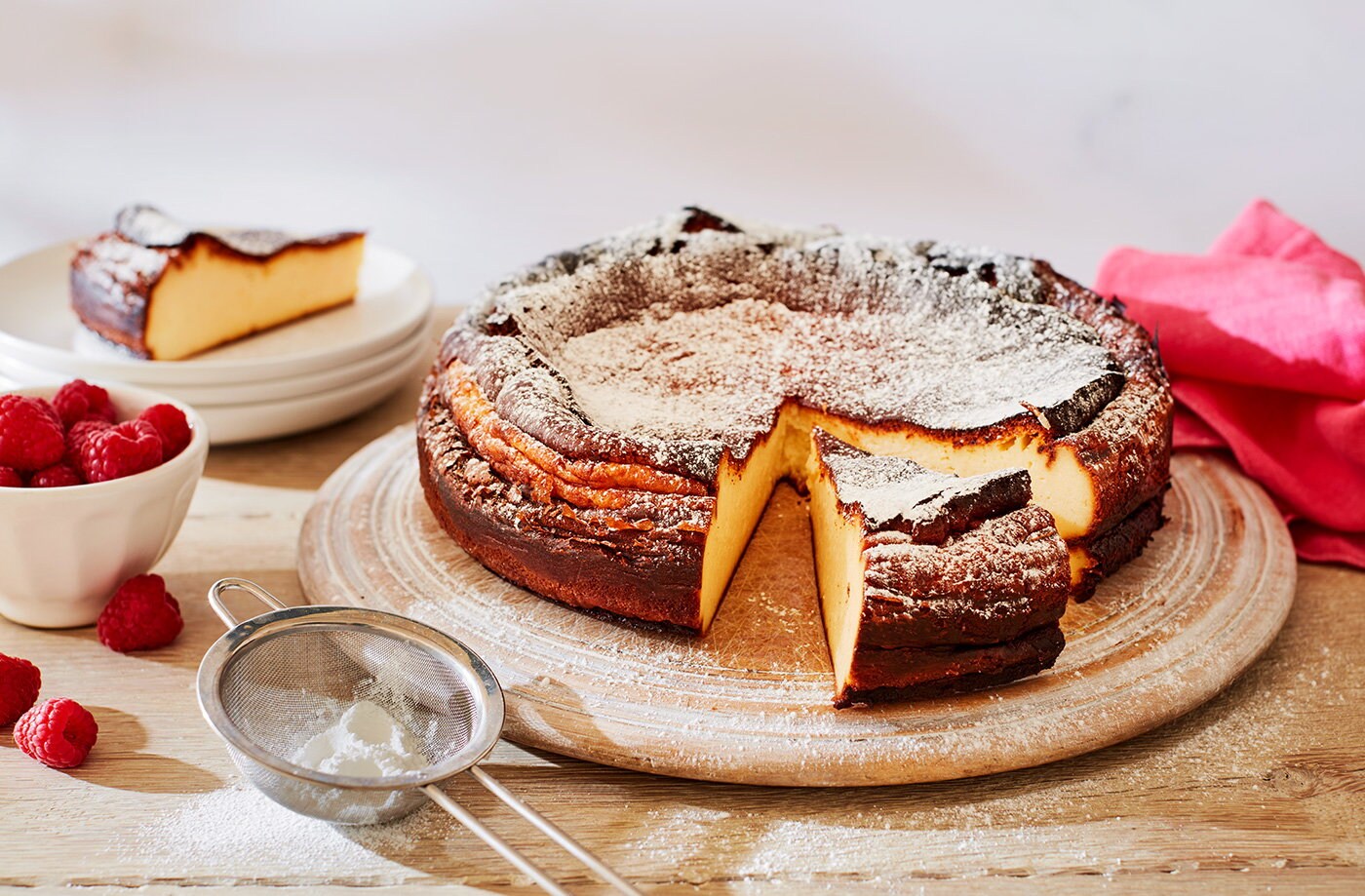 Burnt cheesecake