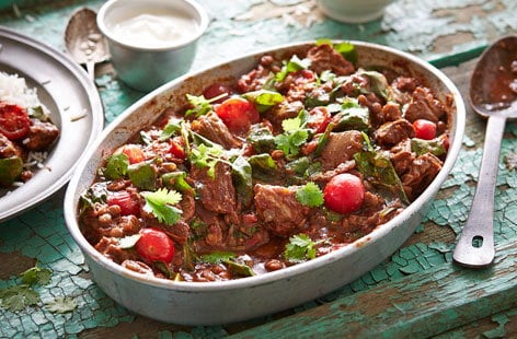 Image of "Indian lamb and lentil casserole "