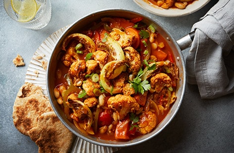 Image of "Smoky roasted veg and bean stew"
