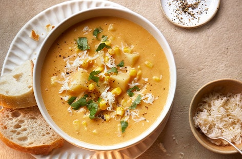 Image of "Chipotle and Cheddar chowder"