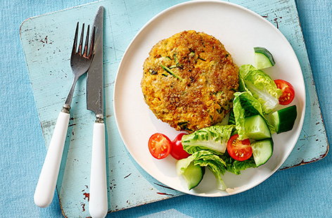 Image of "Sweet potato salmon fishcakes"
