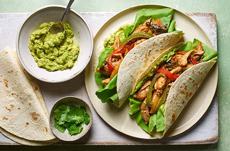 Image of "Creamy chicken fajitas"