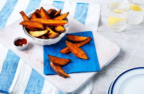 Image of "Spiced sweet potato with paprika and cayenne pepper"