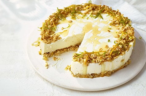 Image of "Lemon and lime cheesecake"