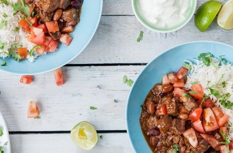 Image of "Matthew Tomkinson's campfire chilli and coffee con carne"