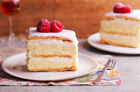 Image of "Raspberry Cremeschnitte"
