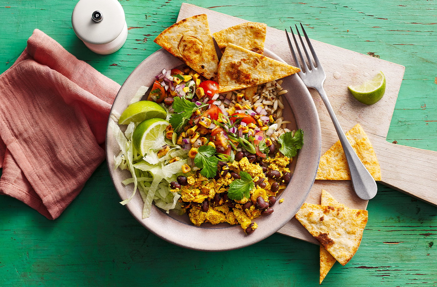 Tex-Mex tofu bowls
