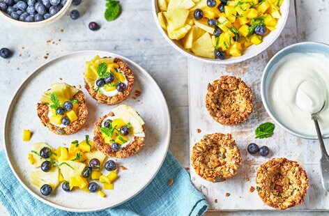 Image of "Easter nest granola bowls"