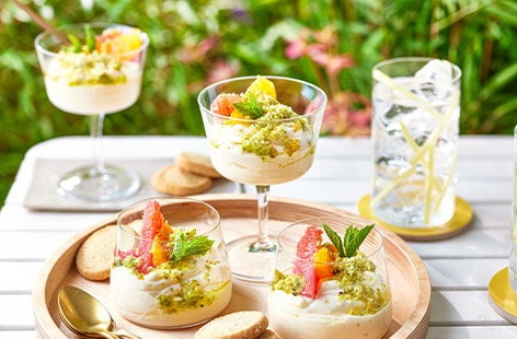 Image of "Gin and citrus syllabub"