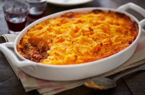 Image of "Cottage pie with root vegetable mash"