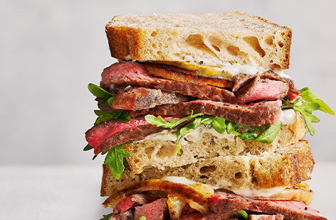 Image of "Ultimate steak sandwich"