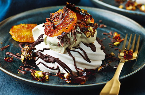 Image of "Chocolate orange Pavlovas"