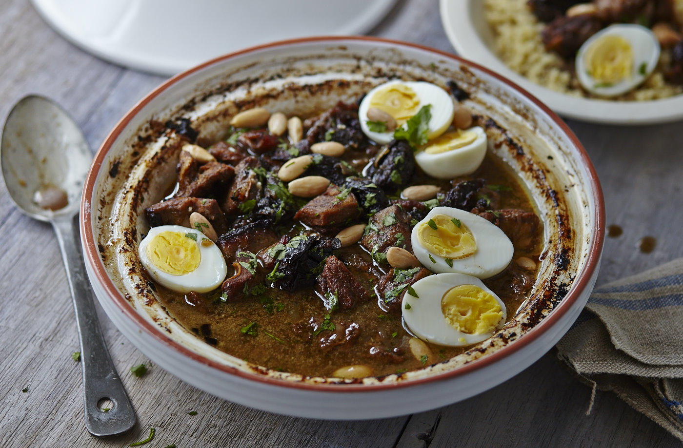 Moroccan lamb and prune tagine