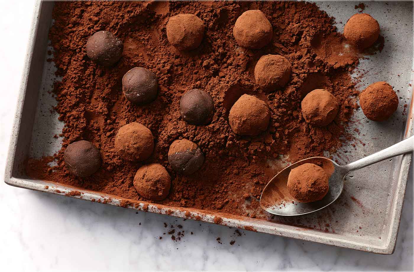 Salted caramel truffles