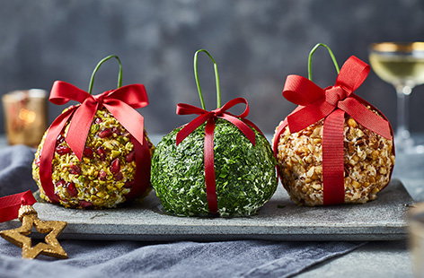 Image of "Cheese baubles"