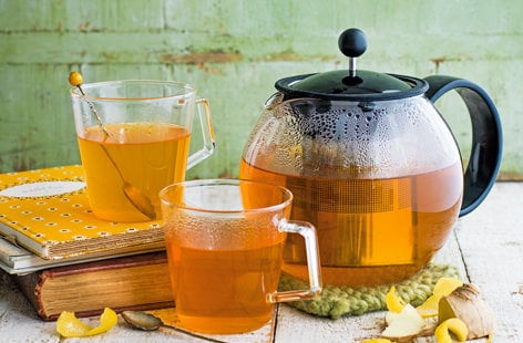 Image of "Turmeric tea with lemon and ginger"