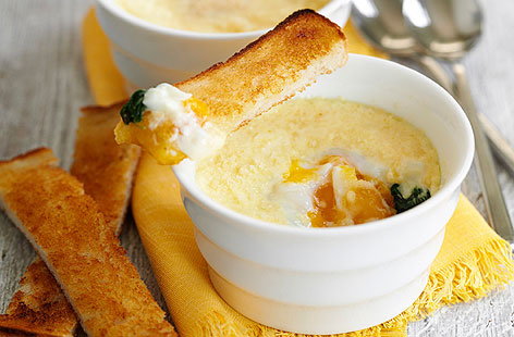 Baked eggs